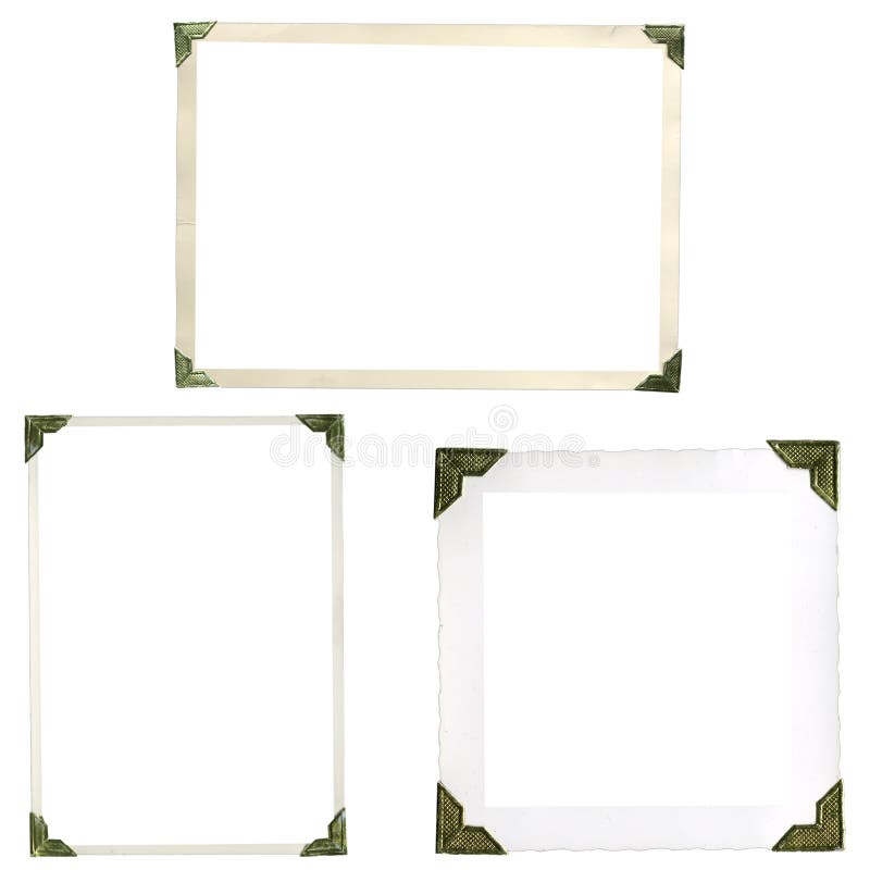 Old Photo Corners and Edges Stock Image Image of scrapbook, corner