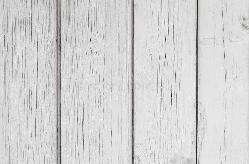 Old Pine Boards Painted in White Paint, Joints of Boards are Arranged