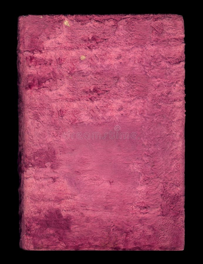 Old Pink Velvet Cover Isolated Stock Image Image of antique