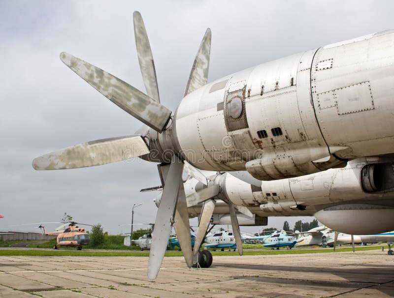 Old plane engine