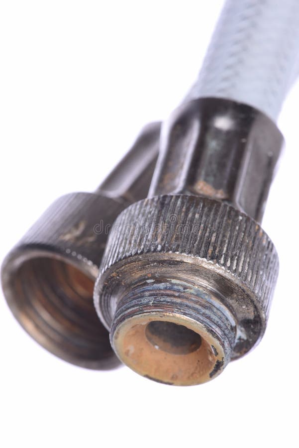 Old damaged hydraulic hose stock photo. Image of open 29263502