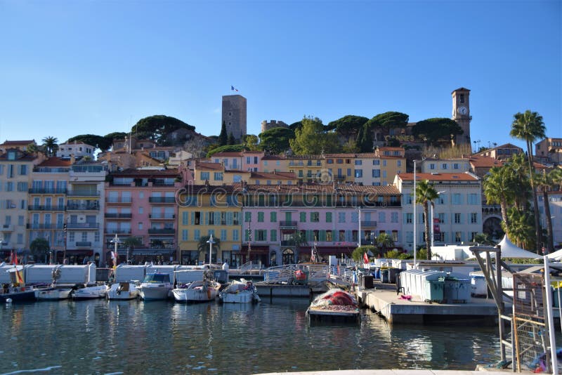 Old Port of Cannes, South of France Editorial Image - Image of daytime ...