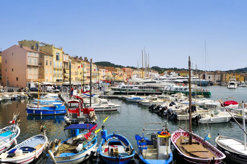 Old Port of Saint-Tropez, France Editorial Photography - Image of ...