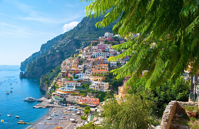 Positano,Italy stock photo. Image of beautiful, port - 27057458