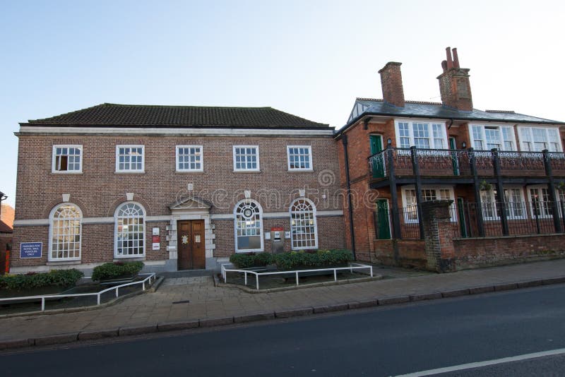 The Old Post Office Building in Buckingham, Buckinghamshire in the UK