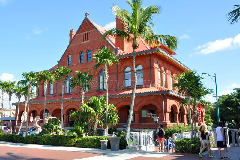 Old Post Office and Custom House, Key West Editorial Stock Photo Image of tour, architecture
