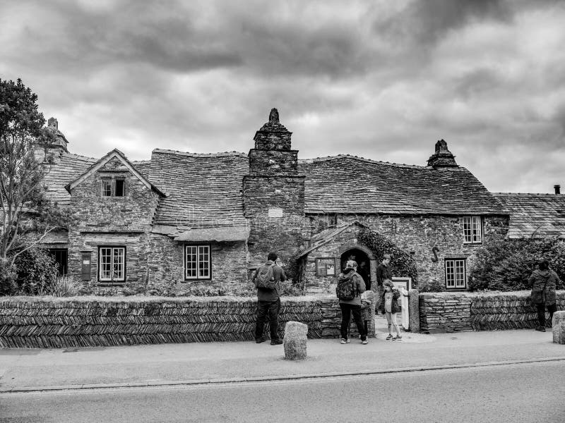 The Old Post Office Of Tintagel In Cornwall A Famous Building