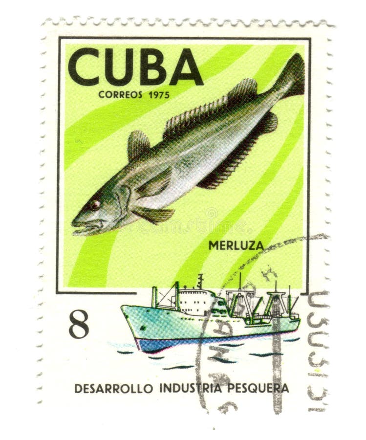 Old postage stamp from Cuba royalty free stock photos