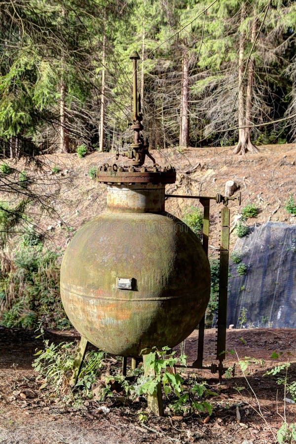 Old pressure tank stock image. Image of vessel, temperature 60845937