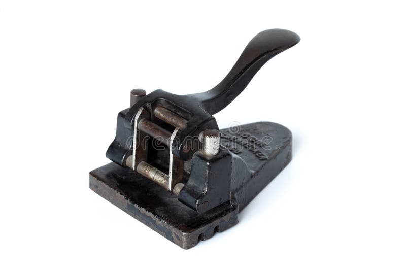 The old punch paper stock photo. Image of punch, paper 17363122