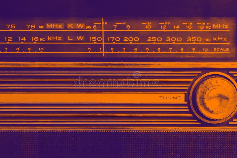 An old radio frequency tuning in abstract colorful style. Retro background. Retro music concept. Music radio sound wave. Classic vintage design. Radio station signal. An old radio frequency tuning in abstract colorful style. Retro background. Retro music concept. Music radio sound wave. Classic vintage design. Radio station signal