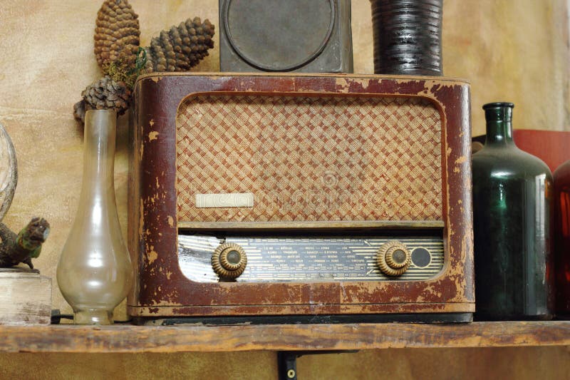 Old Transistor Radio stock image. Image of melody, plastic - 3878705