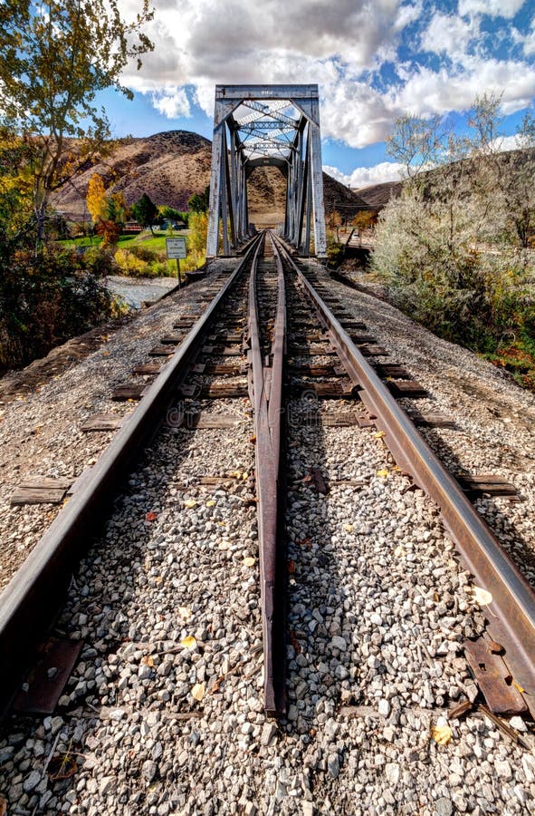 Old Railroad Bridge stock photo. Image of railroad, blue 45025806