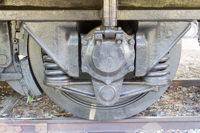 The old railroad wheel stock photo. Image of freight 58393622
