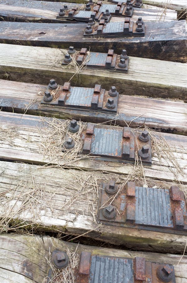 Old railway sleepers stock image. Image of sleepers, wood 54640863