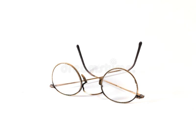 Old reading glasses stock photo. Image of sight, eyes 93123744