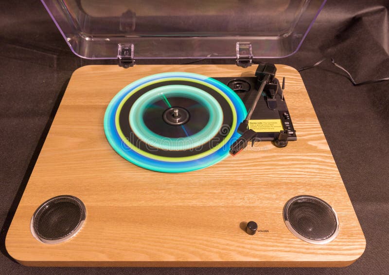 Record Player with Light Track Stock Image Image of colorful, horizontal 175292927