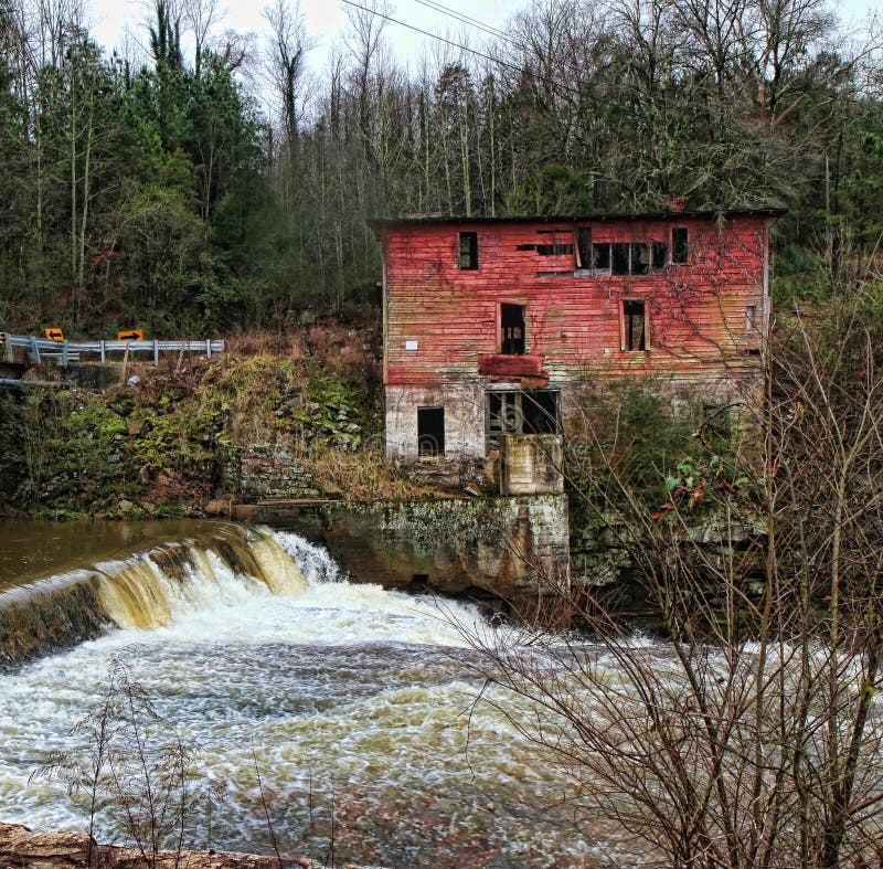 Old Grist Mill - Marietta, Georgia Stock Image - Image of vintage ...