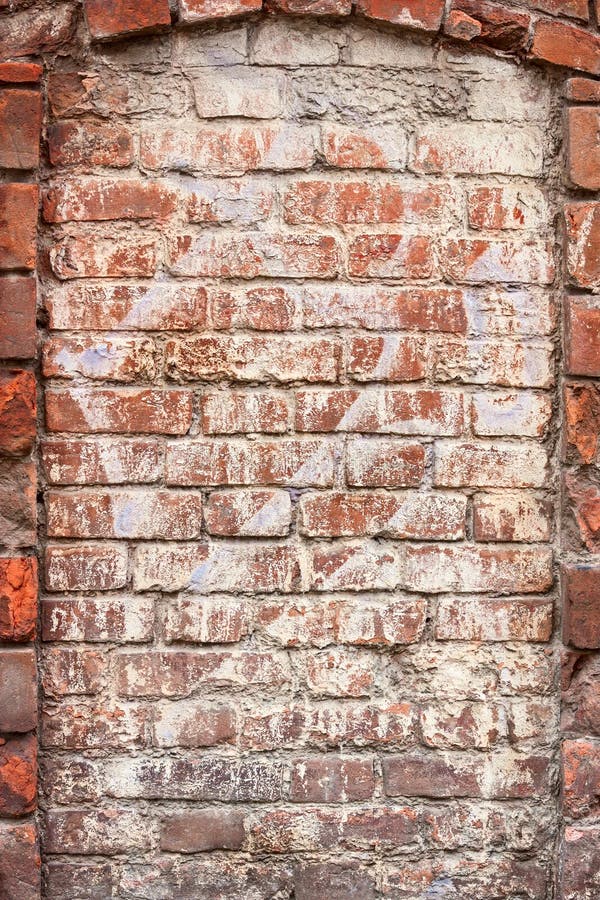 Blocked Up a Doorway or Entryway in Brick Wall. Bricked Up Door. No