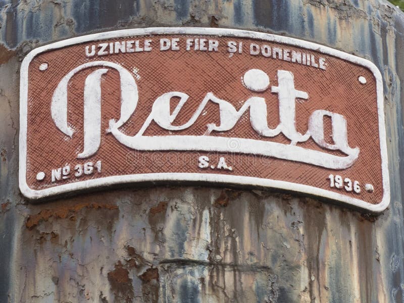 Old Resita Machine plant logo