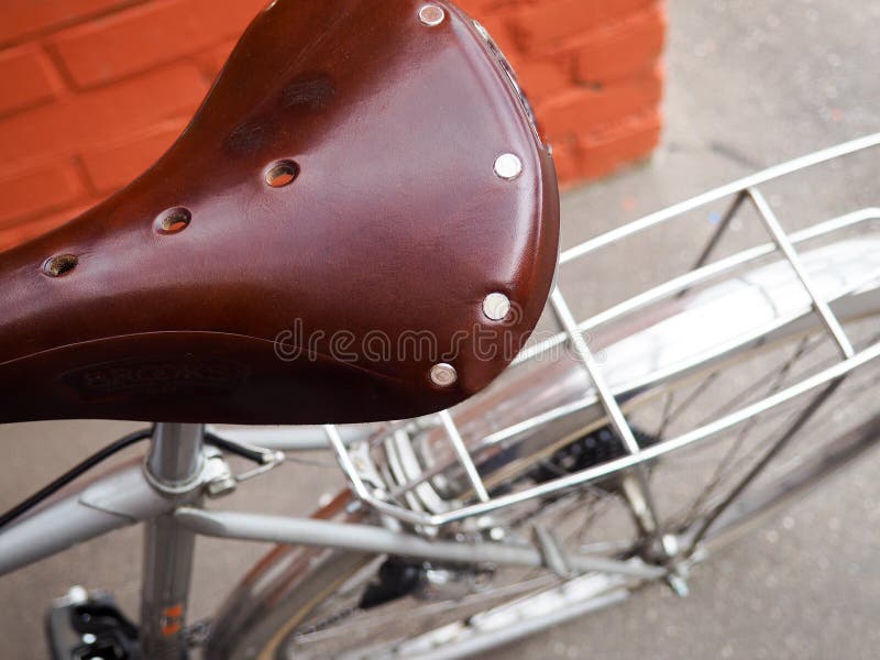 Old Retro Bicycle, Seat from the Old Bike, Selective Focus Stock Image Image of transportation