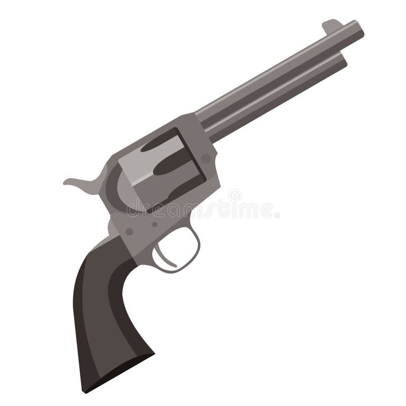 Old revolver pistol