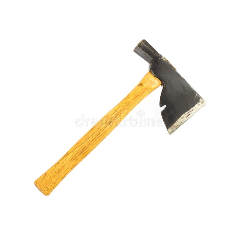 Old roofing axe stock photo. Image of blunt, handle, construction