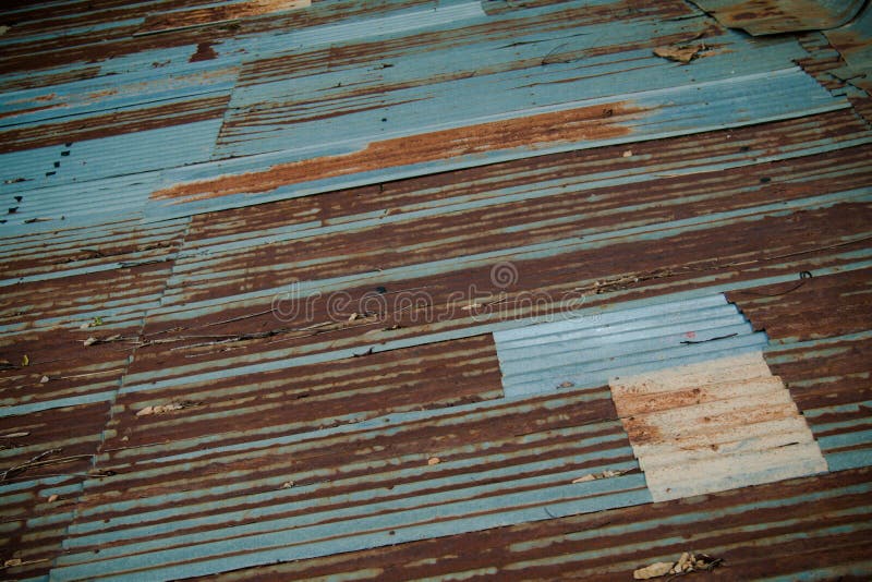 Old Roofing Galvanized Roof Stock Image Image of roofing, industrial