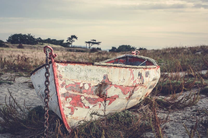 Old rowboat