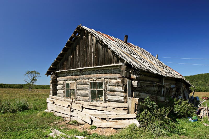 Old russian house stock photo. Image of abandone, village 7319990