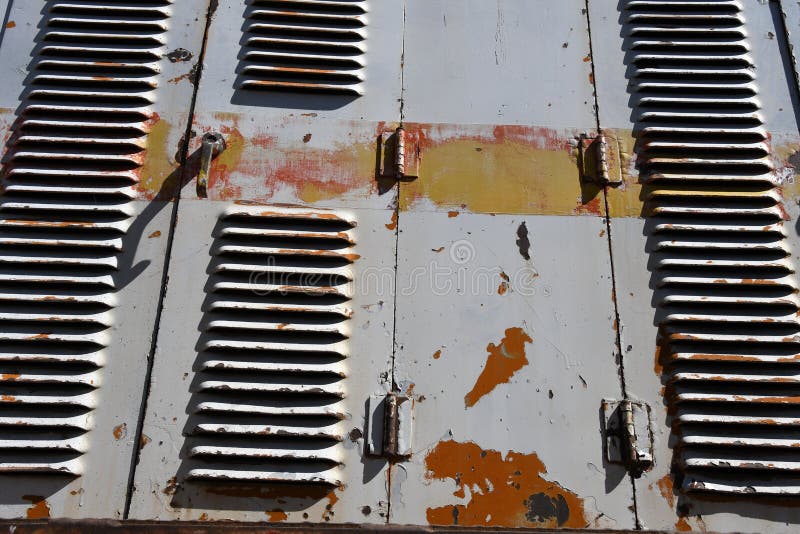 Rust On A Train. stock images