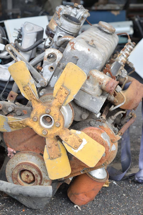 Old rusted engine stock image. Image of valve, hood, abstract 38538067