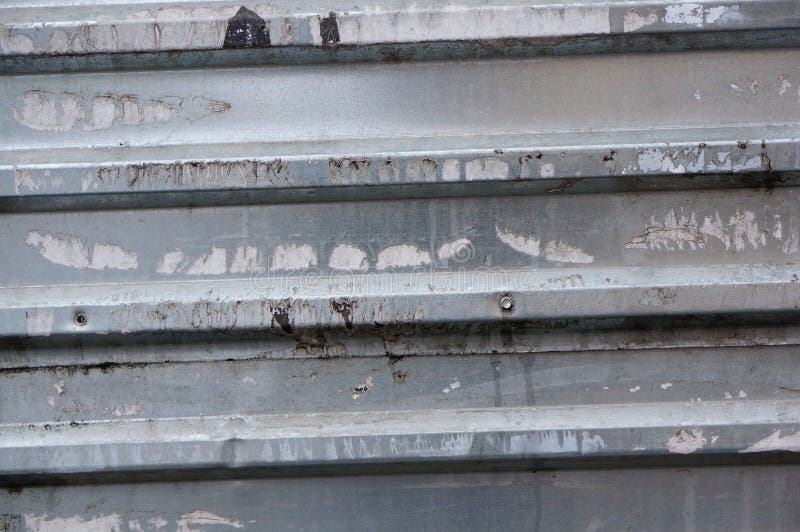 Old rusted garage metal door royalty free stock photos