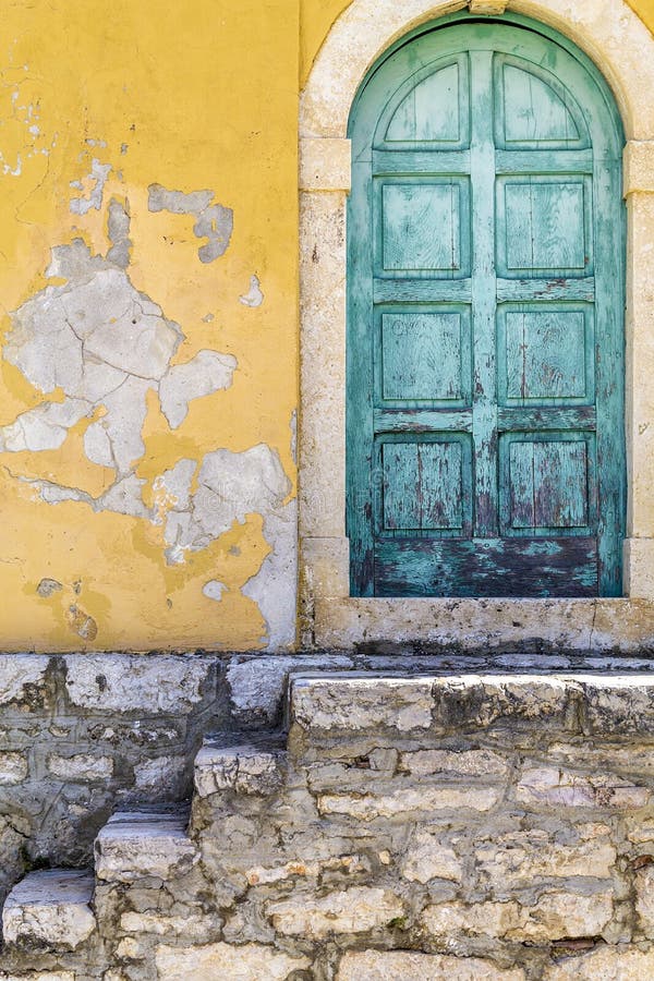 Old rustic green door stock photo. Image of wooden, background 77818170