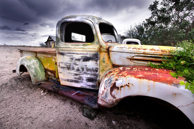 Old rustic truck