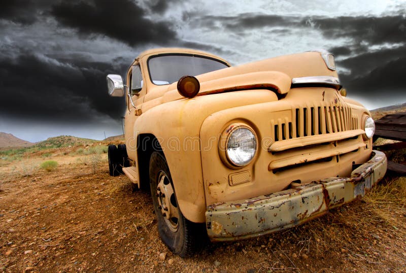 Old rustic truck