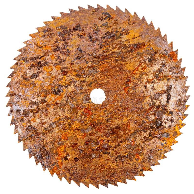 Old Rusty Circular Saw Blade Stock Image Image of disc, iron 43638523