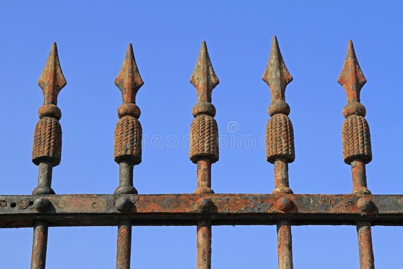 Old rusty fence stock photos Old rusty fence stock photos