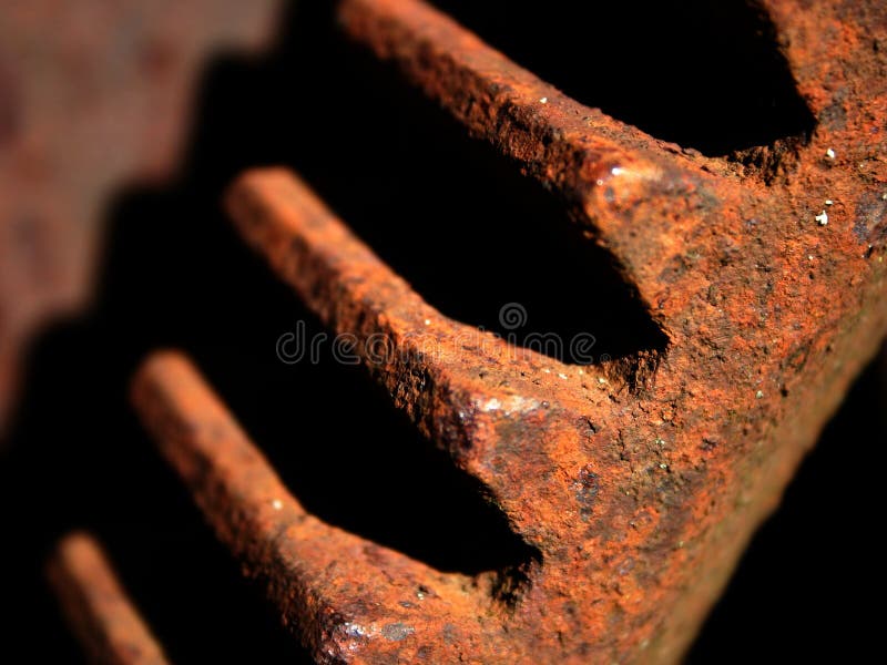 Old rusty gear. Detail II