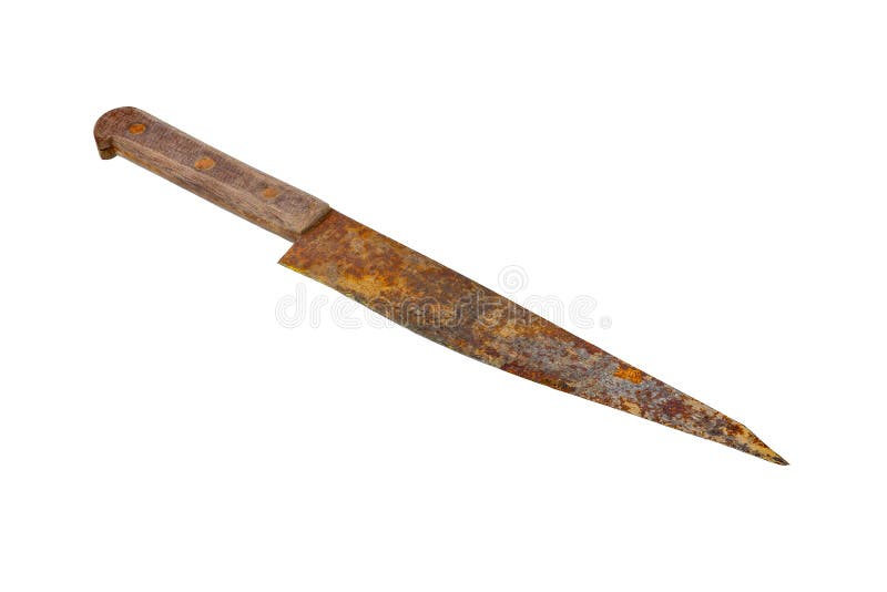 Old rusty knives stock photo. Image of brown, cooking 136030214