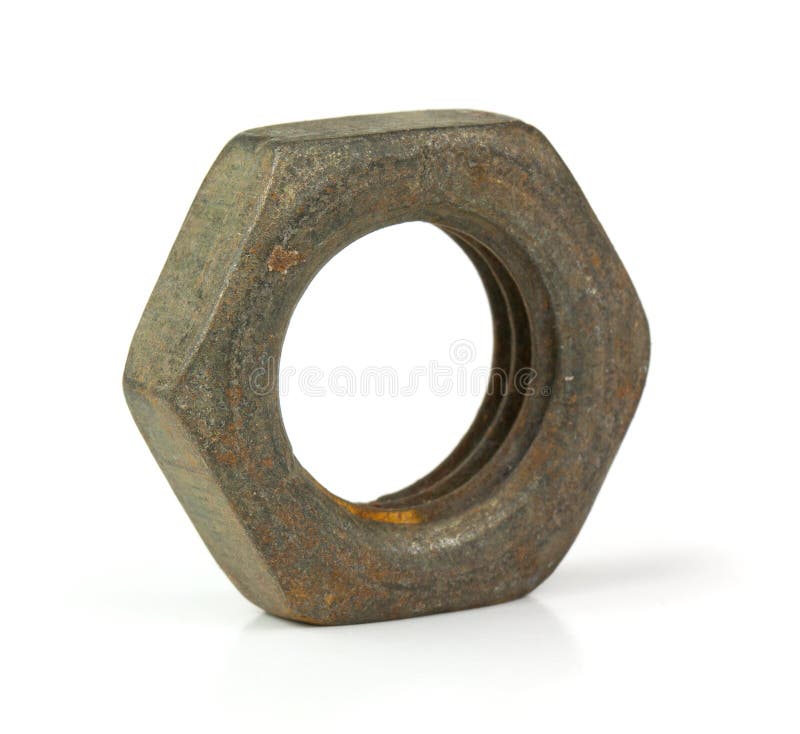 Old rusty nut stock image. Image of fasteners, rusty 22136107