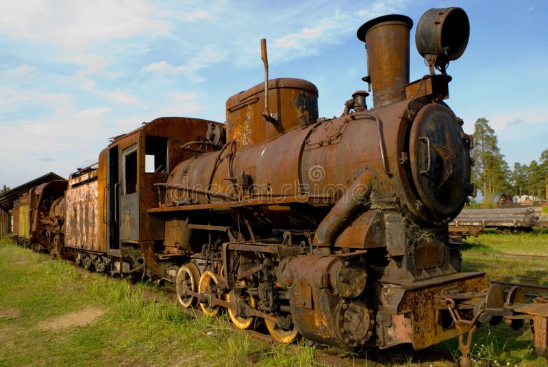 Old rusty train