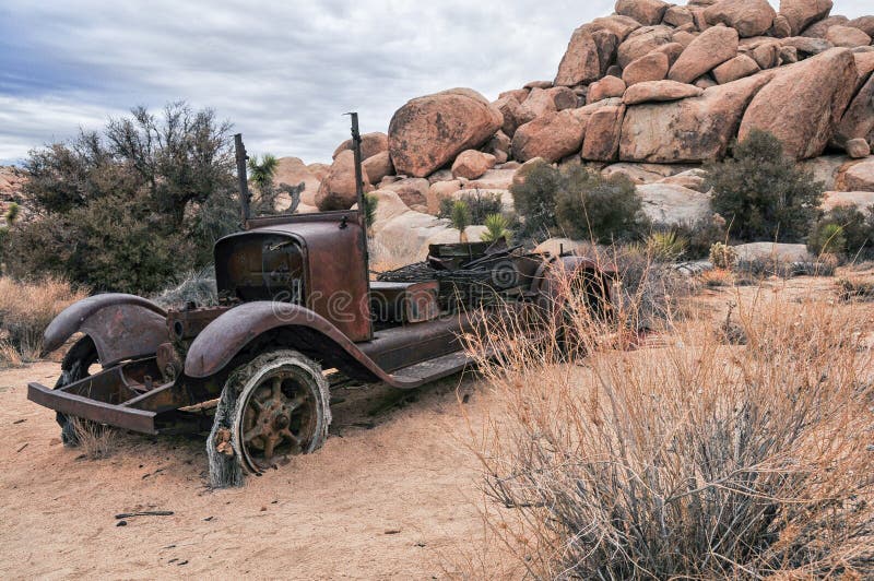 Old Rusty Truck in the Desert