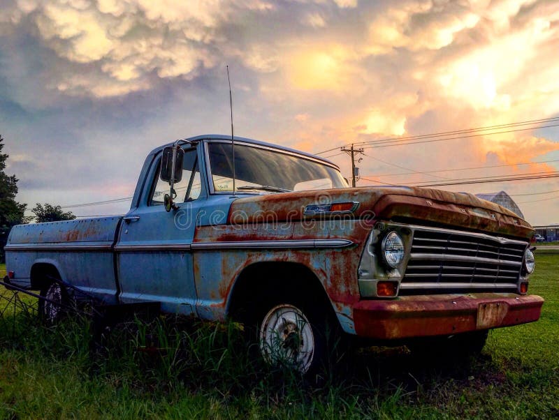 Old Rusty Truck stock photo. Image of rust, ford, metal - 125613878