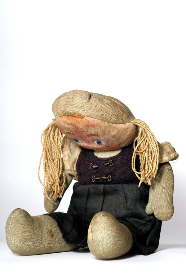 Old sad cloth doll 2