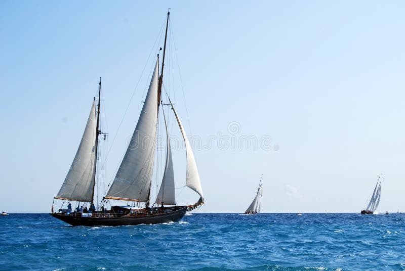 Old sailing boats in Imperia