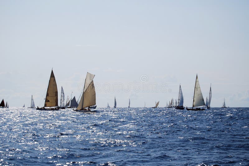 Old sailing boats in Imperia