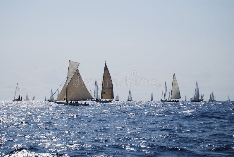 Old sailing boats in Imperia