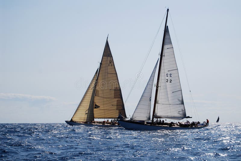 Old sailing boats in Imperia