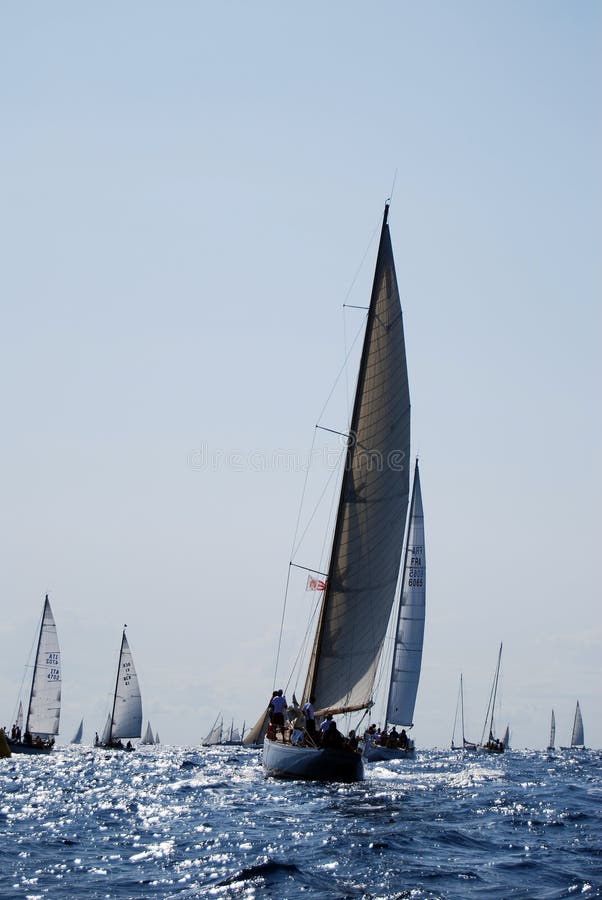 Old sailing boats in Imperia
